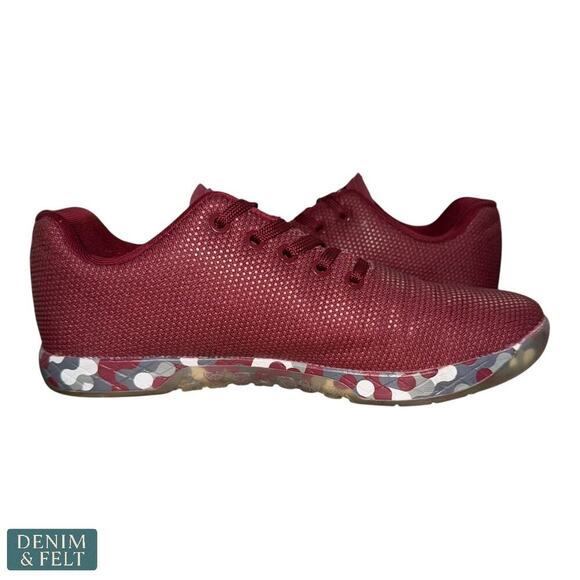 NOBULL Unisex Radial Trainer Cabernet Red Gym CrossFit Shoes/Sneakers - Picture 9 of 16